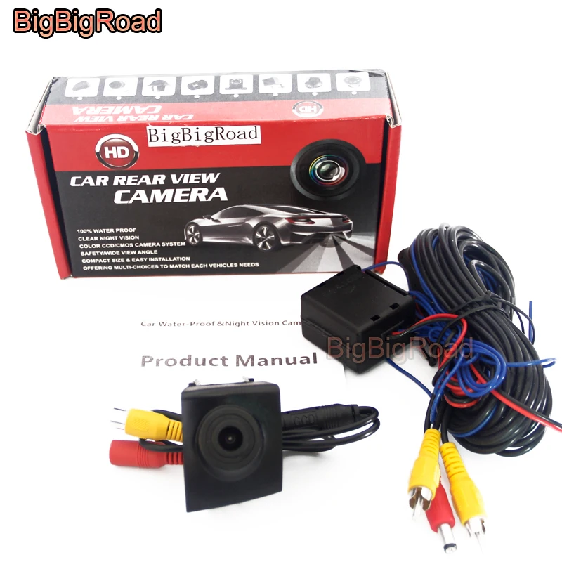 BigBigRoad Автомобильная камера с логотипом переднего вида ночного видения для BMW X1 F48