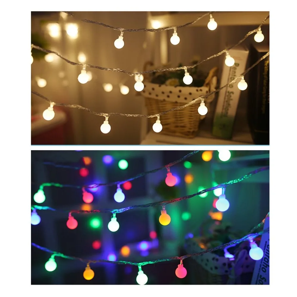 1 5 м 10 LED звезда световая гирлянда Led шар мигающая наружная Водонепроницаемая