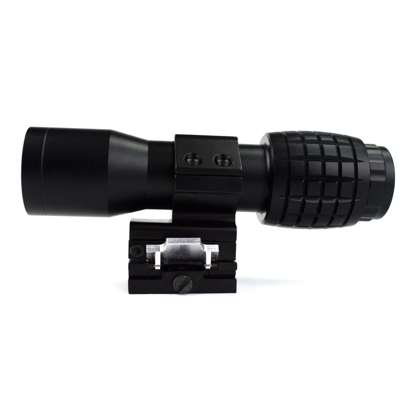 Tactical 4X Magnifier Sight Hunting Optics Scopes Shooting Airsoft Riflescope For 20mm Picatinny Rail | Спорт и развлечения