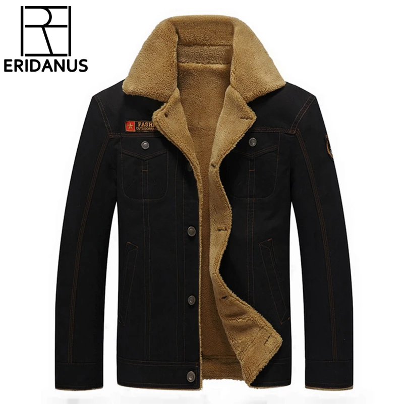 2017 новая мода осень зима мужская куртка Бомбер Военный стиль повседневная