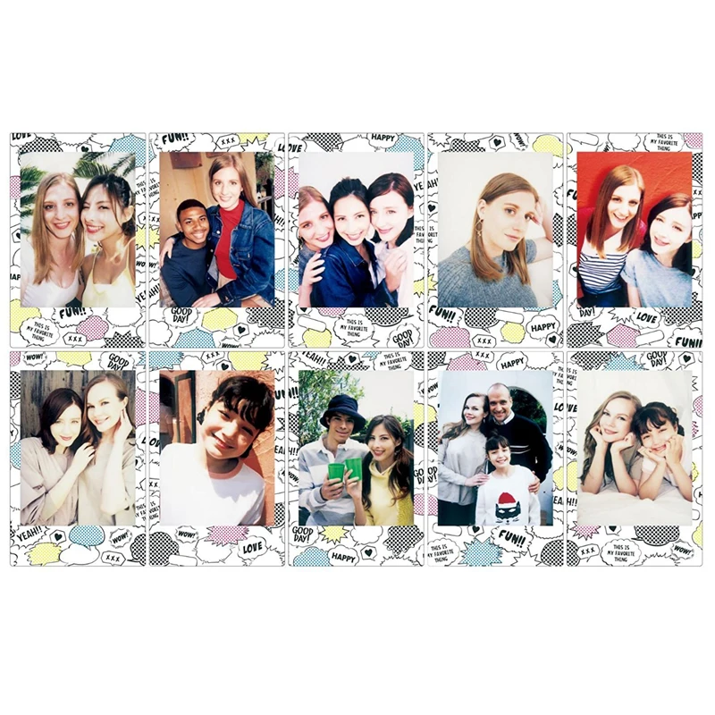 Оригинальная пленка Fujifilm Fuji Instax Mini 8 комиксов плёнки 10 листов для мини 11 7