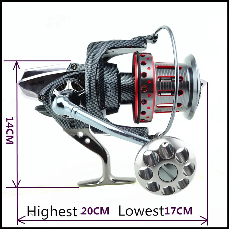 Море Рыбалка большая катушка afl8000 12000 11BB 4.7: 1 решать PESCA CARRETE spinnning без оформления