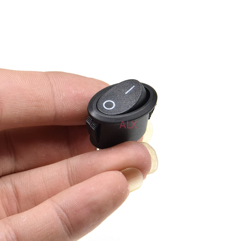 ellipse 2 PIN black Push Button rocker Switch ON/OFF power switches 6A/250V 10A/125V 2pin | Обустройство дома