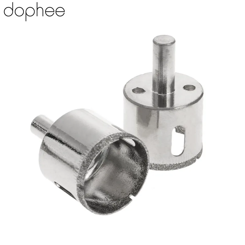 Dophee 2 шт. 35 мм с покрытием Diamond Core сверла Стекло плитка Гранит Мрамор керамики