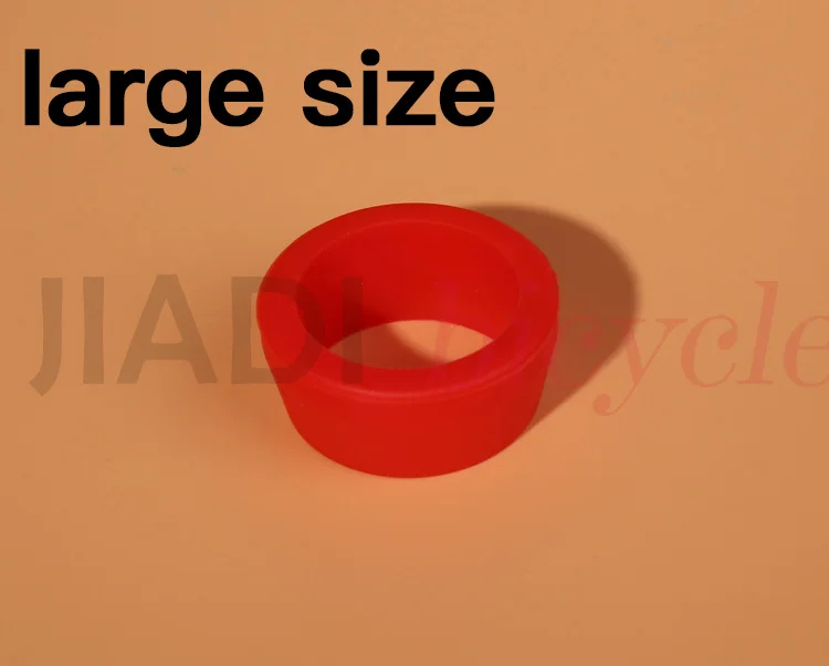 Red large size MUQZI велосипедный Подседельный штырь силикагель водонепроницаемый пылезащитный чехол эластичное прочное резиновое кольцо MTB дорожный велосипедный Подседельный штырь защитный чехол - Цвет: Red large size