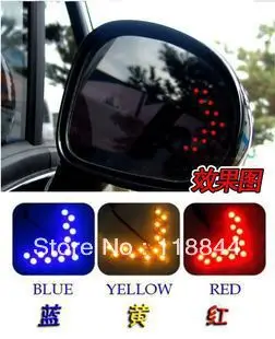 2 шт. автомобильный Стайлинг скрытый стрелка 14 smd 1210 боковые зеркала заднего вида