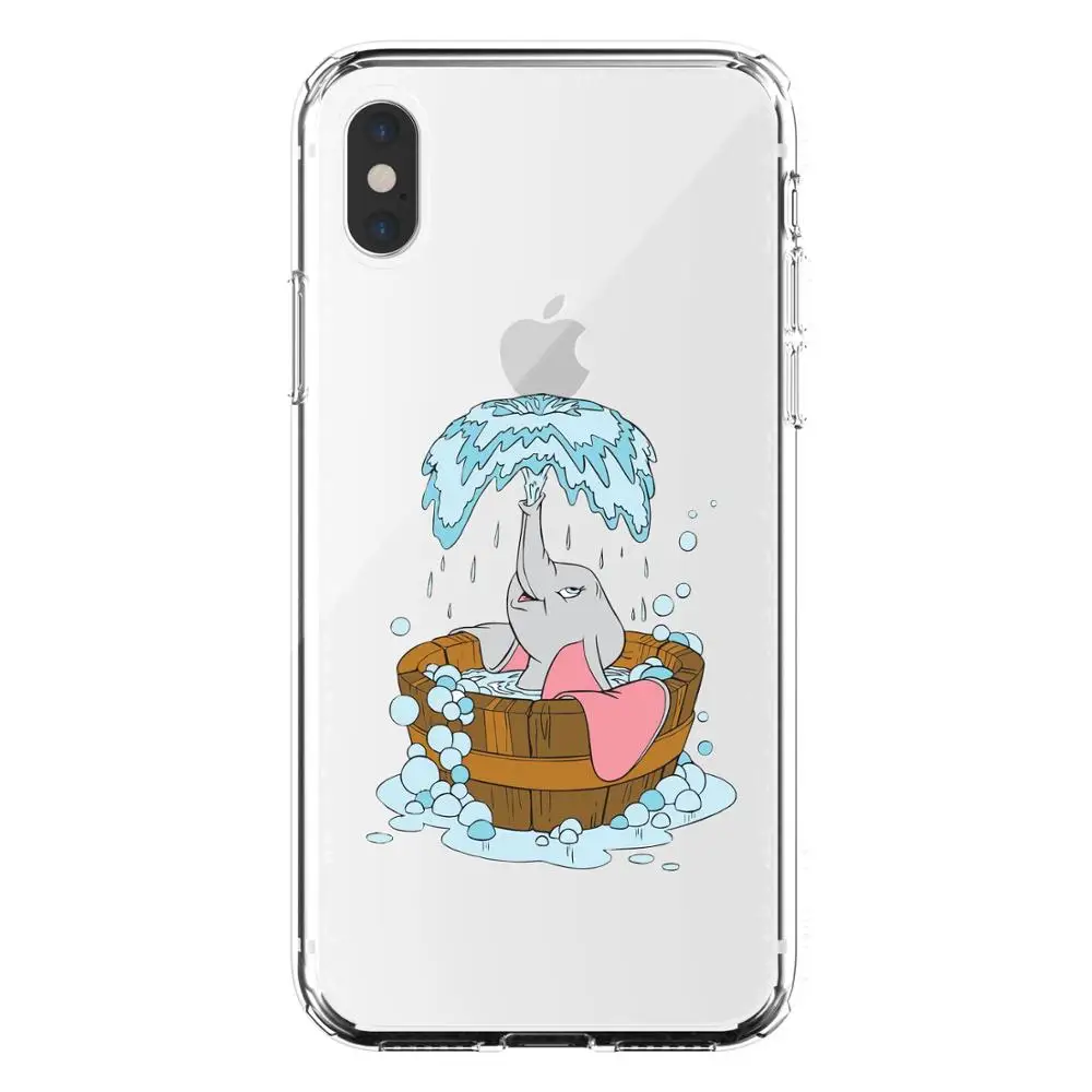 Милый мультфильм анимация dumbo Мягкий Силиконовый ТПУ чехол для телефона iPhone 11 Pro
