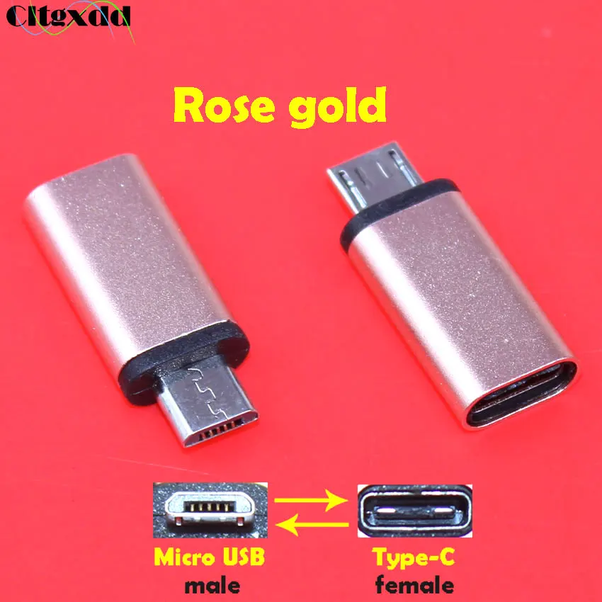 Переходник cltgxdd с Micro USB папа на мама Type c Кабель адаптер для телефона Android зарядный