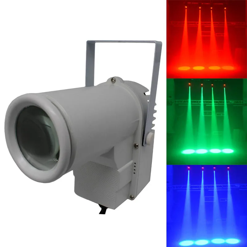 Светодиодная лампа 9 Вт RGB с белым покрытием 3 в 1 точечный светильник
