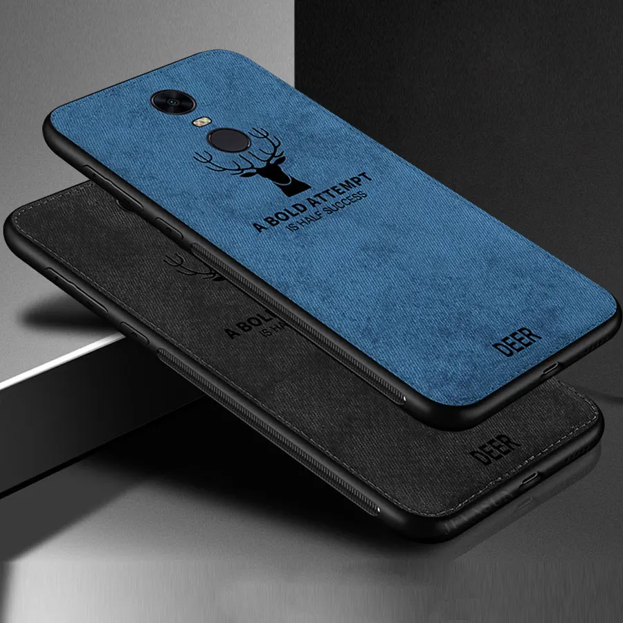xiaomi Redmi Note 4X Case on 4 X Global SLIM Matte Fabric Skin Soft TPU Edge for Xiaomi Cover |