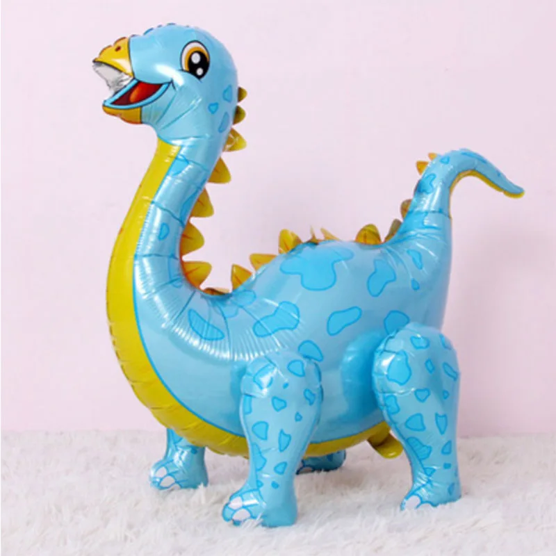 Stegosaurus C 1 шт. 3D Динозавр фольгированные шары стоящий Трицератопс Красный Дракон украшения для вечеринки в честь Дня рождения поставки мальчик дети игрушки гелий Глобус - Цвет: Stegosaurus C