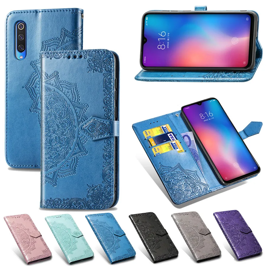 Чехол-книжка из искусственной кожи чехол для Xiaomi 9 9se 8 lite Play чехол-портмоне с