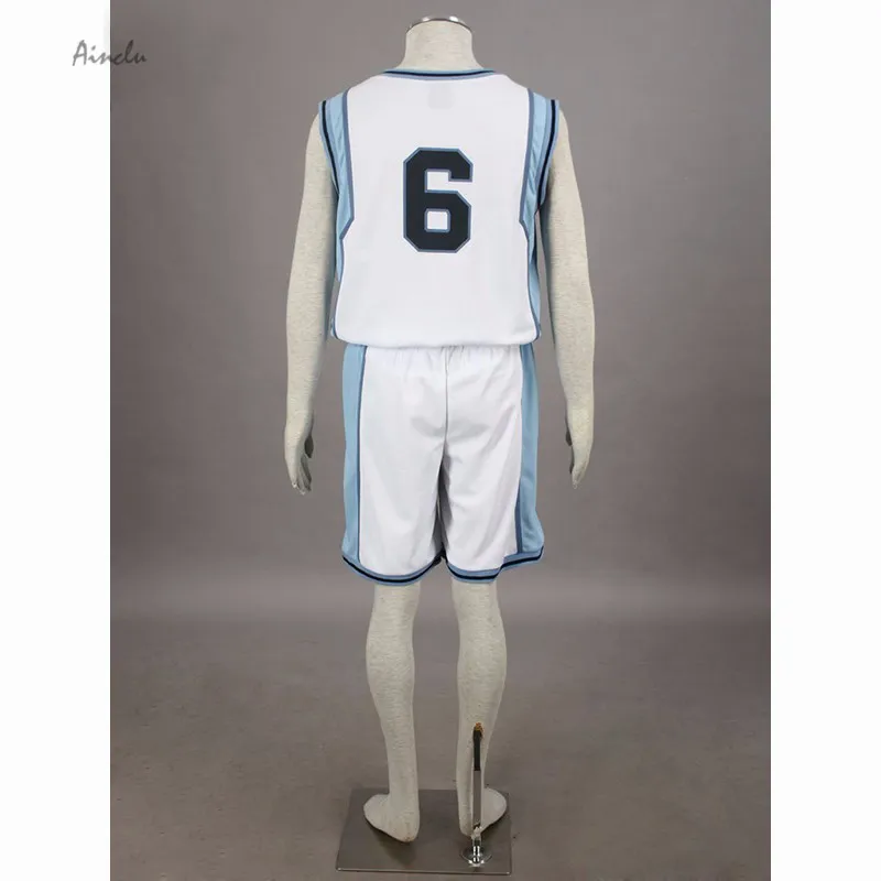 Ainclu Бесплатная доставка костюм Kuroko no basuke аниме Teiko #6 Aomine Daiki баскетбольный Джерси