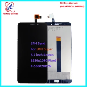 for original umi super lcd screen displaytouch screen digitizer sensor assembly replacement 5 5 1920x1080p for umi super euro free global shipping