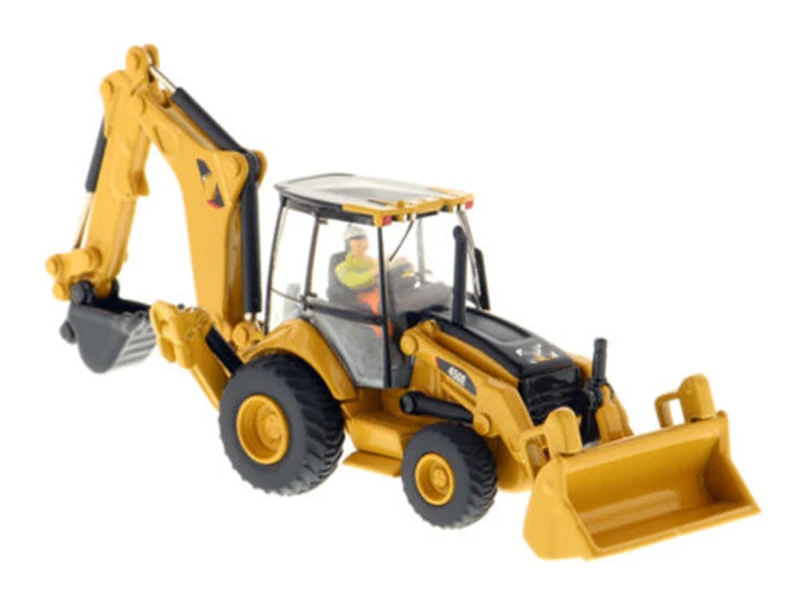Горячий масштаб 1/87 Diecast 450E экскаватор-погрузчик желтый инженерные транспортные средства игрушка 1: 87 инженерный Грузовик Коллекция транспортных средств
