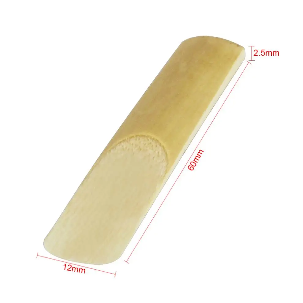 

10pcs Soprano Alto Tenor Bb Saxophone Reed Bulrush Reeds Strength 2.5 Sax Saxophone Parts Accessories