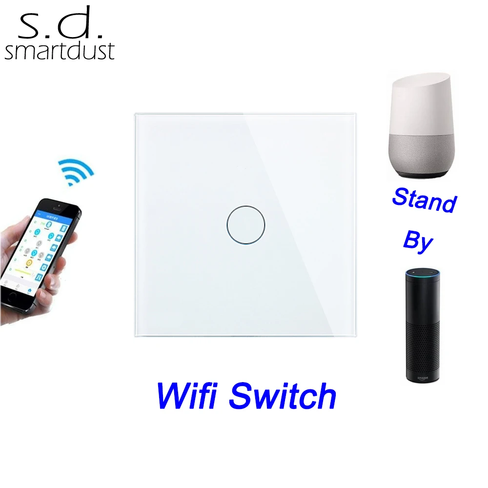 Умный светильник ель Smartdust с Wi Fi 1 клавиша 110 ~ 250 В переменного тока|Выключатели| |