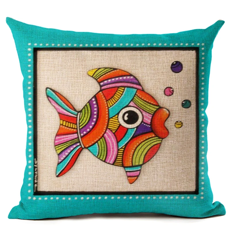 Очаровательны мультфильм животных кошка/Слон/рыба белье Пледы Подушки Детские