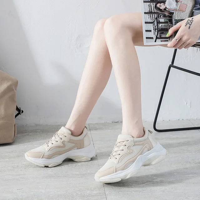2020 Повседневная обувь Женская дышащая Вулканизированная легкие кроссовки для
