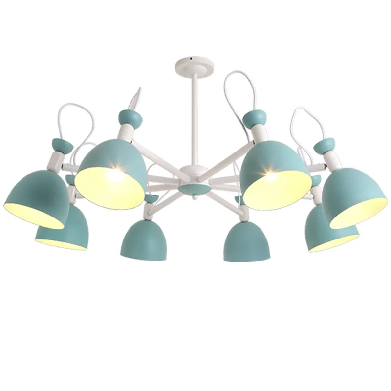 TUDA LED Chandelier Wrought Iron Living Room Bedroom Study Restaurant Acrylic E27 110V 220V | Освещение