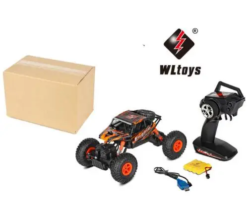 Without Original Box Wltoys 18428-B 1:18 Масштаб RC автомобиль 4WD RC багги RTR альпинист автомобиль внедорожный пульт дистанционного управления автомобиль радио управление отличная мощность RC Гусеничный - Цвет: Without Original Box