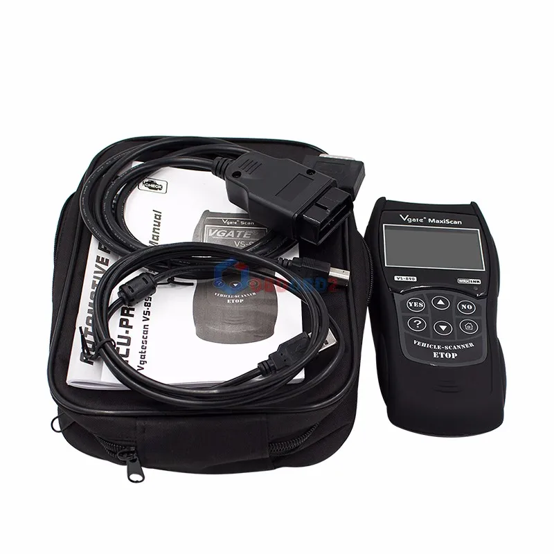 Сканер прямых данных Vgate VS890 OBD2 считыватель кода автомобиля VS 890 считывание всех