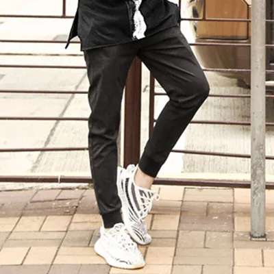 2017 Для мужчин новый летний принтом в виде звезд уличной моды Брюки для девочек Slim