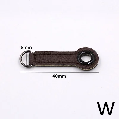 Meetee 10 шт. 20-40 мм кожаный молния головной ползунок Съемник DIY сумка Украшение Подвеска для застежки-молнии ручной работы аксессуары для одежды BD507
