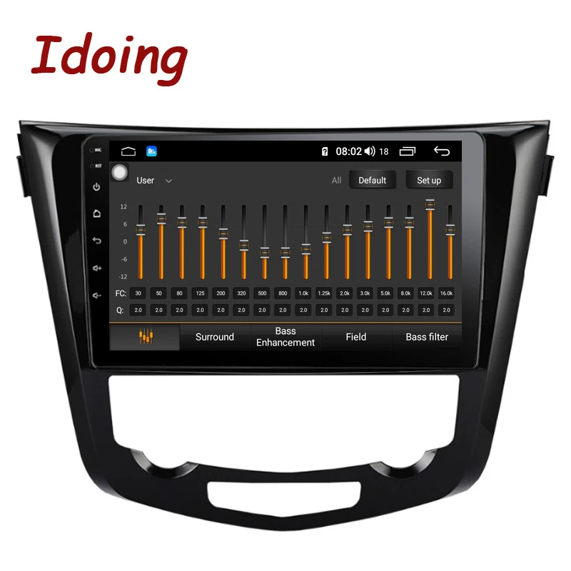 Idoing 10," 2.5D автомобильный Android 8,1 Радио мультимедийный плеер Подходит для Nissan X-Trail Qashqai- 4G+ 64G Восьмиядерный gps навигация