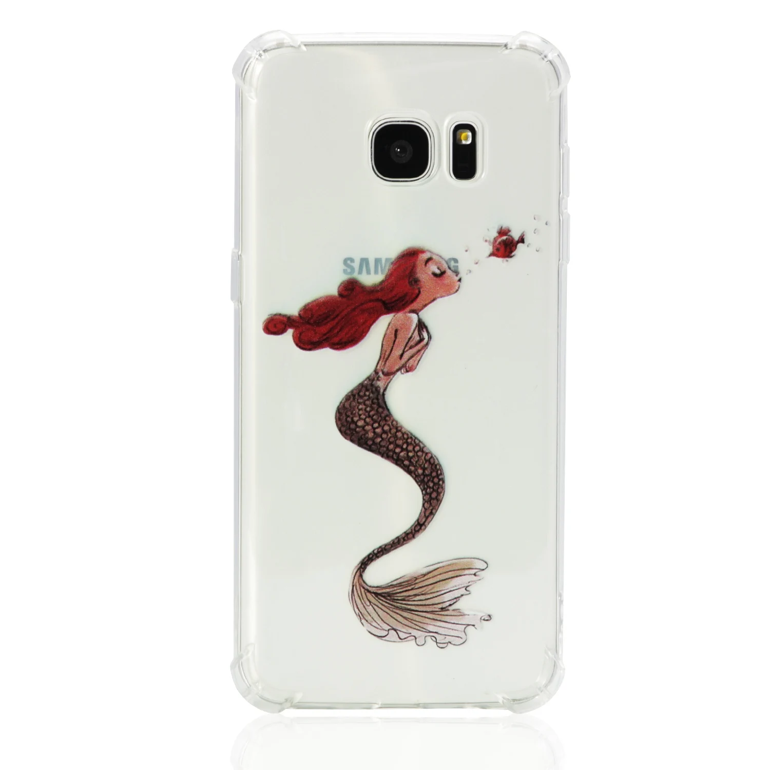Роскошный ТПУ чехол для Samsung Galaxy S7 Edge G935 G935F Мягкий силиконовый корпуса протектор