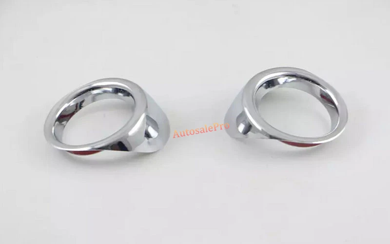 Хромированные передние противотуманные фары светильник бампера верхняя крышка