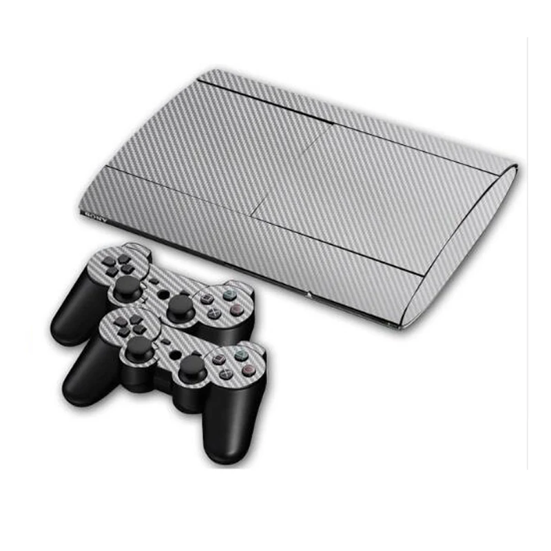 Виниловая защитная пленка из углеродного волокна для Sony PS3 Super Slim 4000 и 2