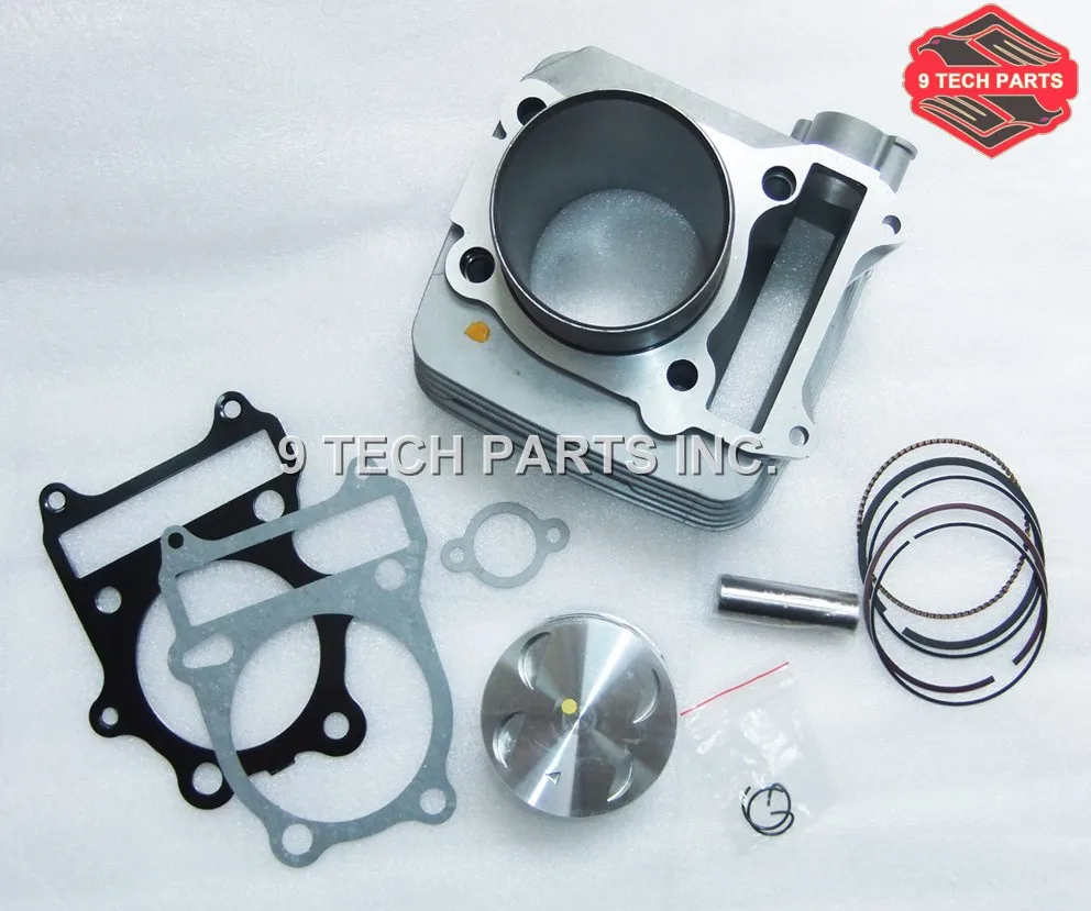 with gasket Комплект цилиндров с поршневыми кольцами 72 мм Диаметр OEM 11210-38202 для GN250 DR250 DF250 GZ250 LT250 249CM3 - Цвет: with gasket