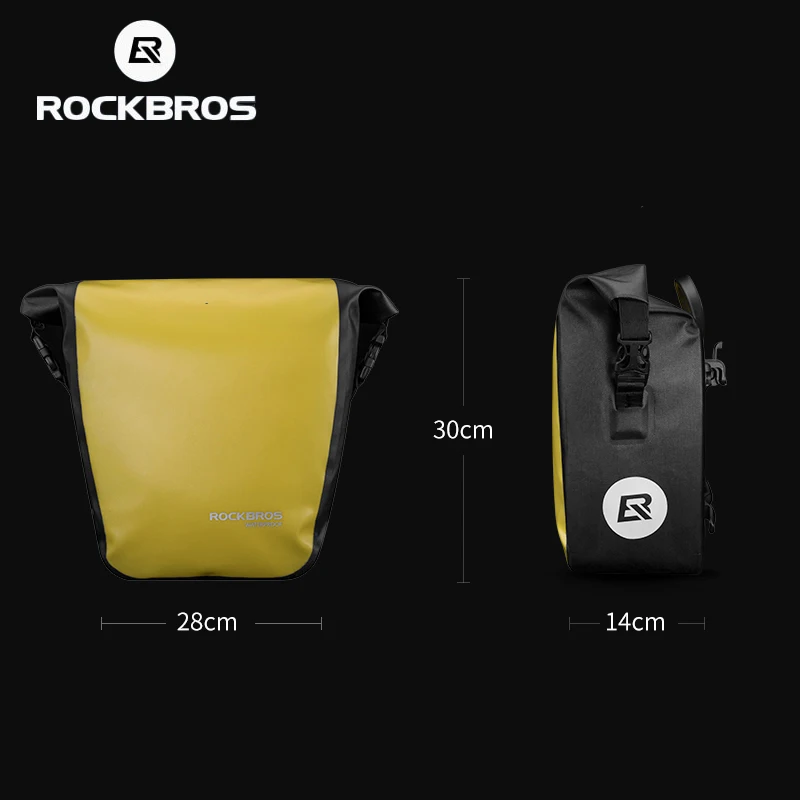 ROCKBROS сумка для велосипеда Водонепроницаемая задняя стойка для заднего сиденья сумка для велоспорта MTB сумка для багажника 10-18L Портативные Аксессуары для велосипеда