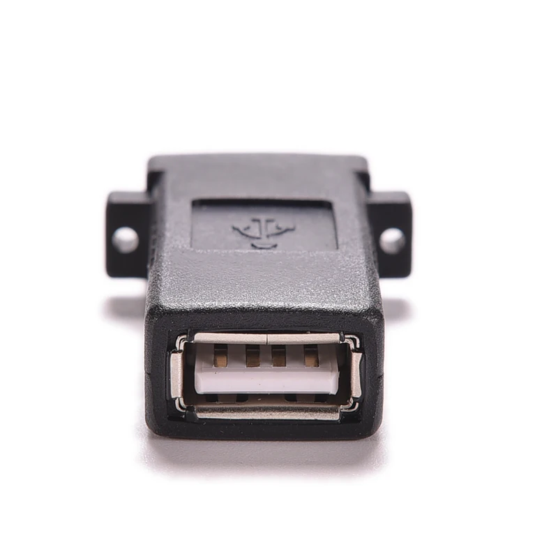 

1 шт. USB 2,0 гнездо на гнездо адаптер для монтажа на панель розетка настенная пластина штепсельная вилка Стандартный USB 2,0 гнездо муфта шнур раз...