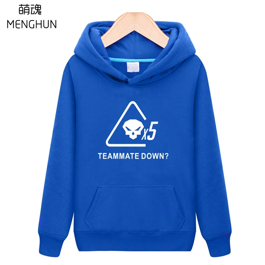 Толстовки с капюшоном OW fans пуховые толстовки Reaper зимний осенний толстый костюм