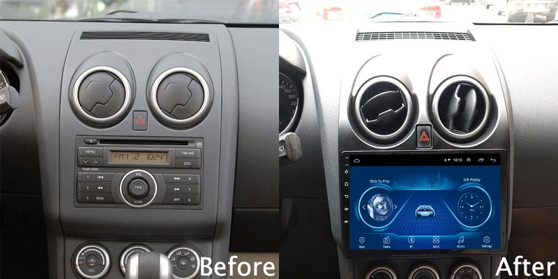 Супер тонкий сенсорный экран Android 8,1 радио gps навигация для Nissan x-trail Qashqai головное устройство планшеты стерео Мультимедиа Bluetooth