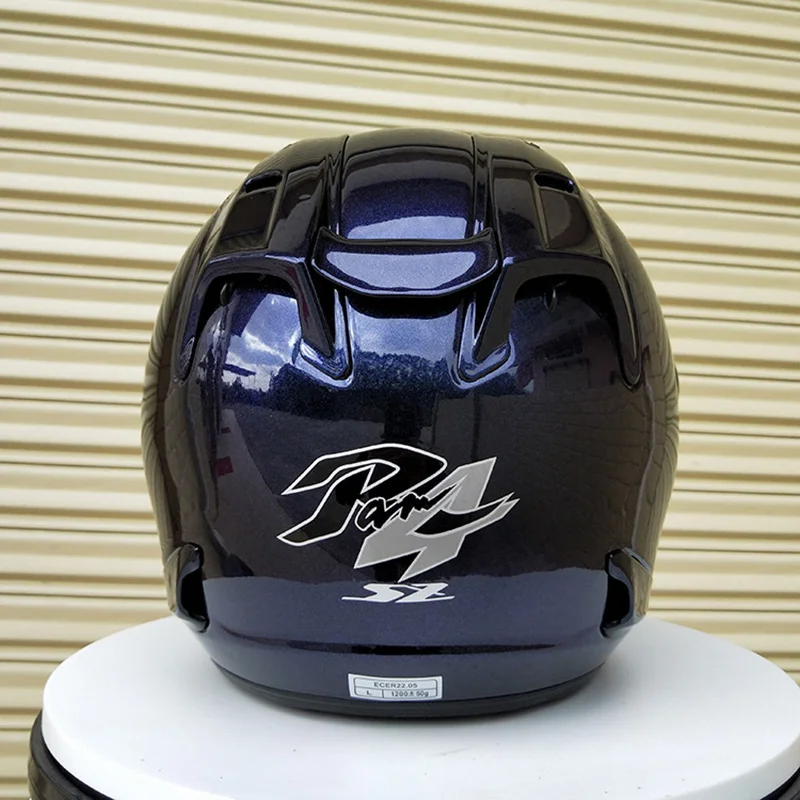 Синий мотоциклетный шлем мужской дышащий защитный Volante спортивный шлем|Шлемы| |