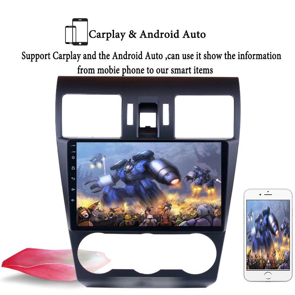 Автомобильный DVD плеер на Android 10 0 для Forester Subaru WRX XV 2016 2013 2014 2017 15 18 головное