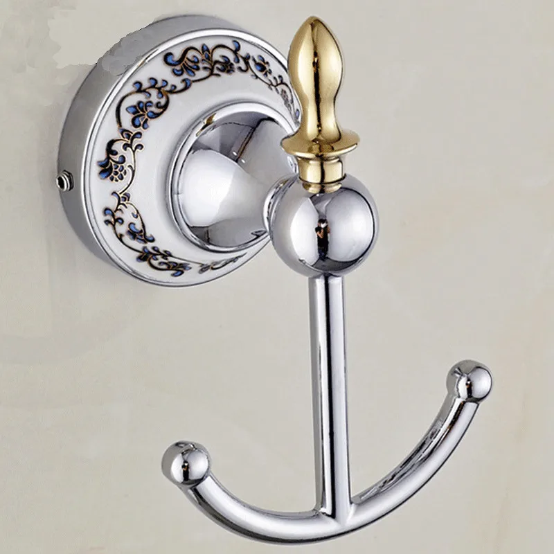 Крючки для халатов металл хром серебро крючок одежды вешалка полотенец вешалки