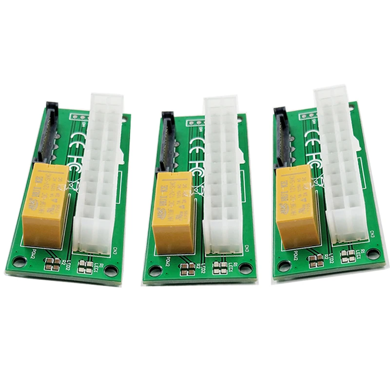 Настольный ATX 24PIN двойной блок питания синхронный стартовый удлинитель адаптер