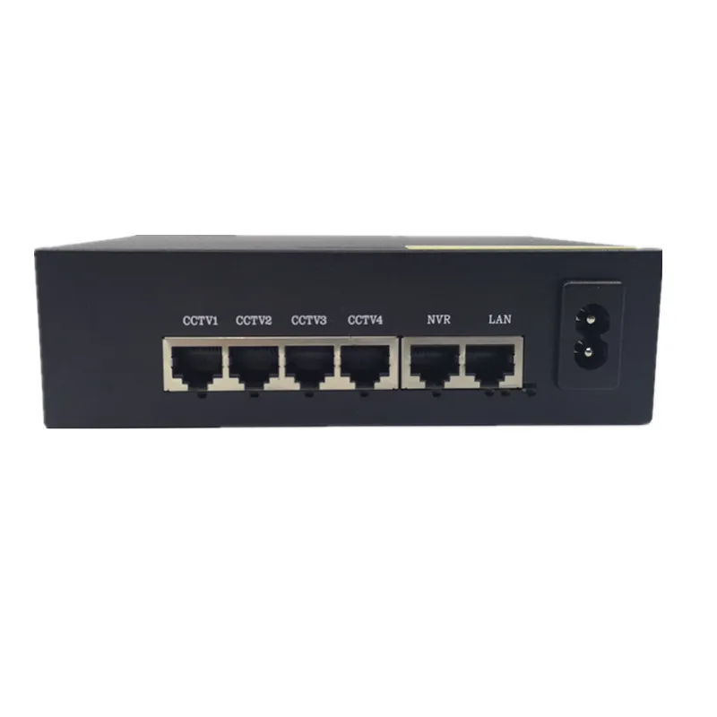 10 портовый гигабитный неуправляемый POE коммутатор 48 В 8*10/100 Мбит/с poort 2*10/100/1000 NVR