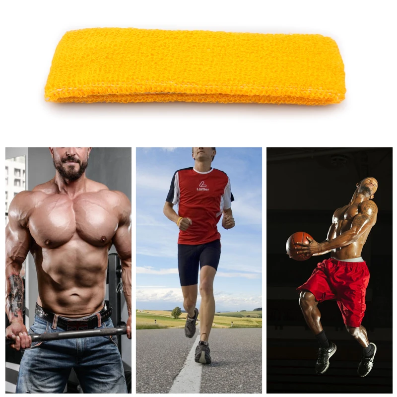 FDBRO спортивный Напульсник для бега фитнес тренажерный зал лента волос при