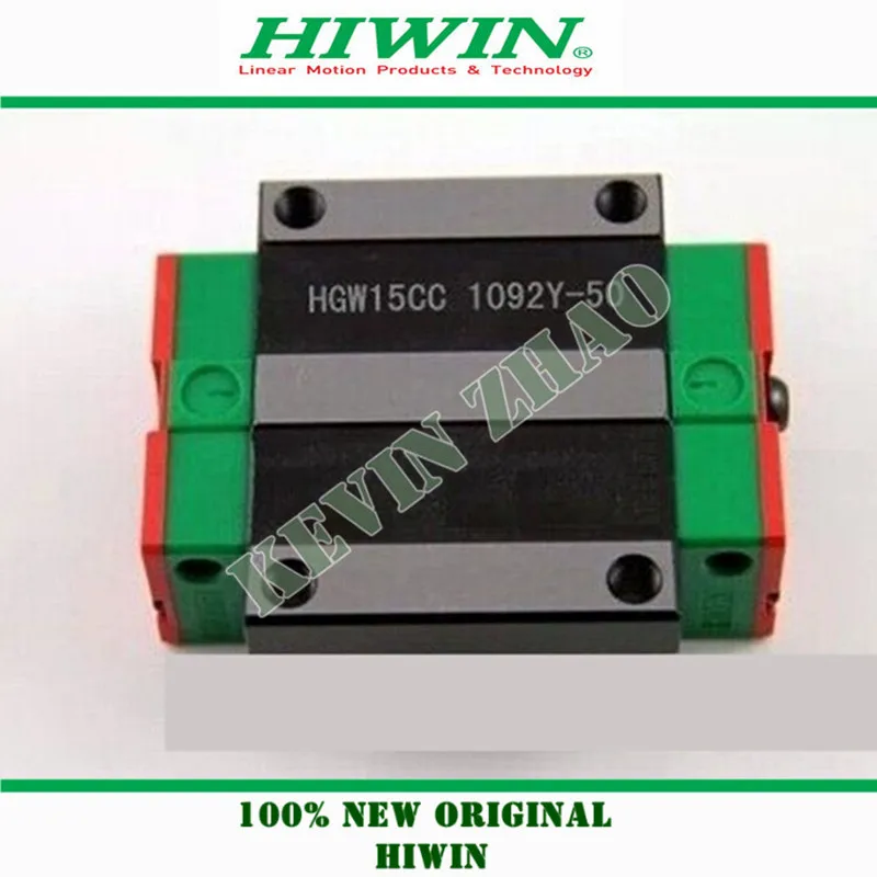 HIWIN сделано в Тайване HGW15CA HGW15CC линейный подшипник скользящий блок для HGR15 15 мм