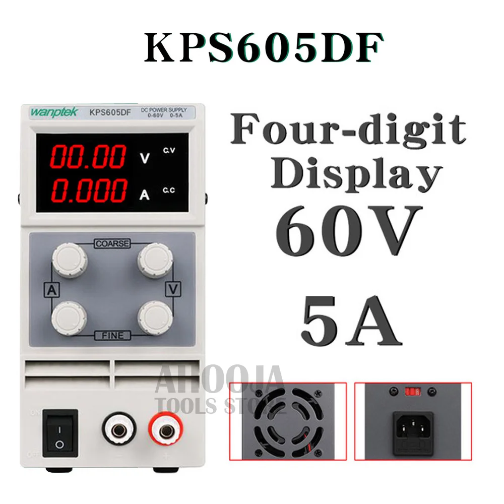 KPS1505D Регулируемый Высокоточный двойной светодиодный переключатель питания постоянного тока 15V5A ремонт ноутбука телефон лабораторное тестирование энергоснабжения
