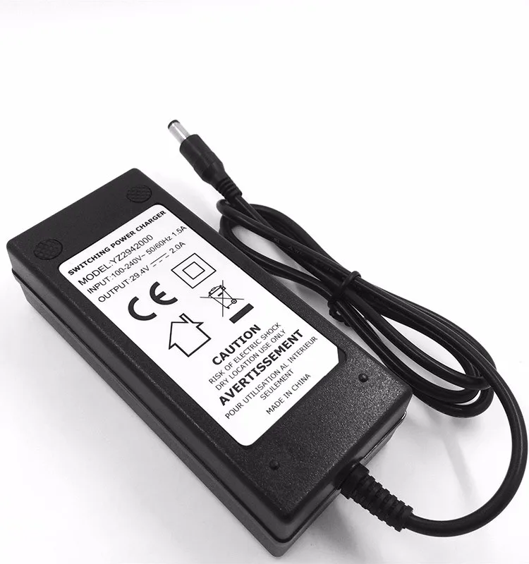 Зарядное устройство YZPOWER для литиевых батарей 67 2 В 1 А 60 в литий ионный