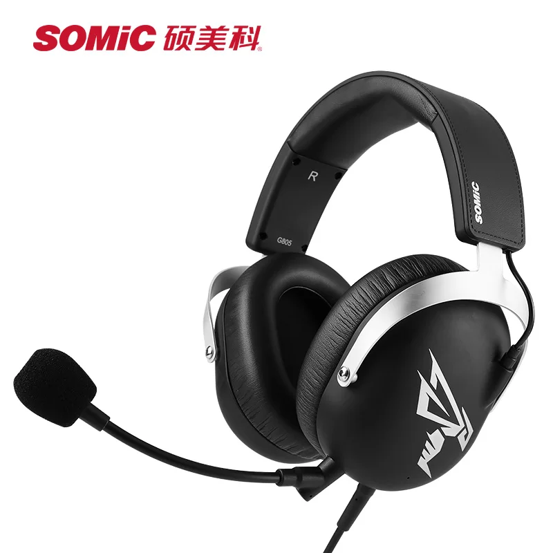 SOMIC игровые гарнитуры usb 7 1 виртуальные наушники шлем с микрофоном для PS4 ПК