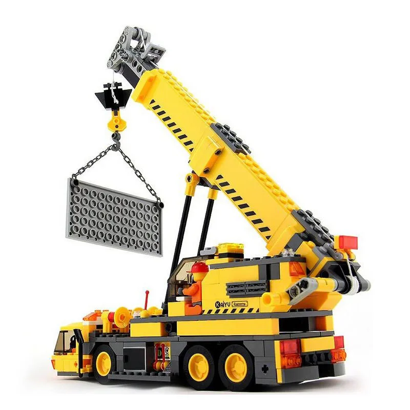 380 шт. строительные блоки модель крана KAZI город дизайнерские Совместимые Legoings