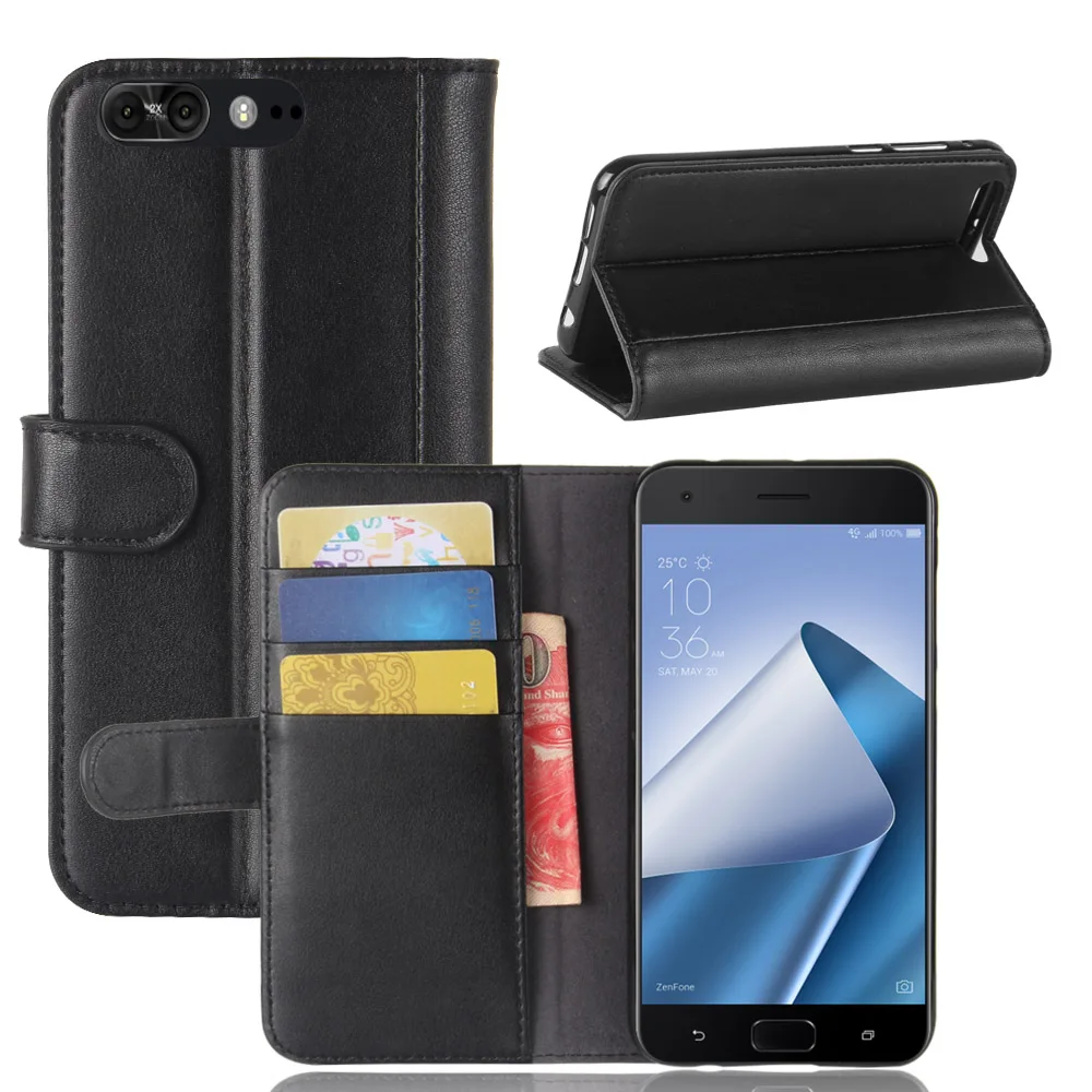 Брендовый чехол кошелек gligle из натуральной кожи для Asus Zenfone 4 Pro ZS551KL защитный