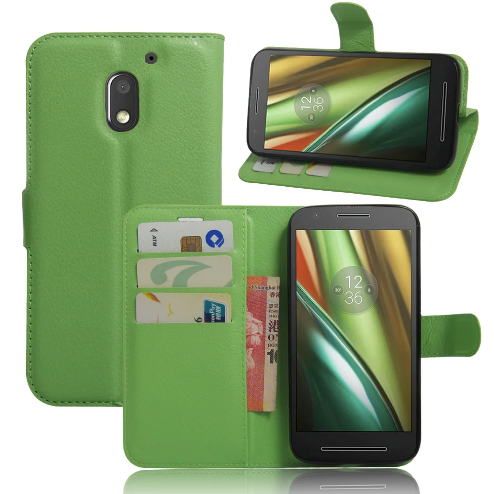 Для Motorola Moto E3 Мощность чехол модный дизайн откидывающаяся крышка littch чехлы из